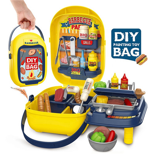 Kitchen Toy Game BBQ Play Set