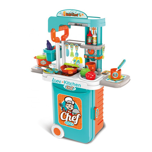 Pretend play learning kitchen cooking set