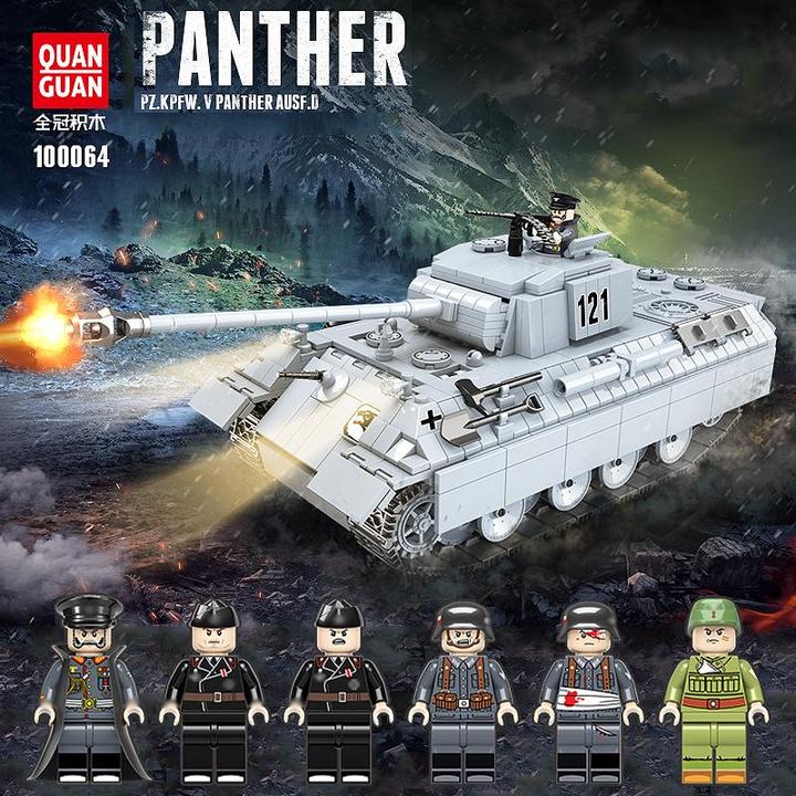 Quanguan 100064 tank panther（990PCS）