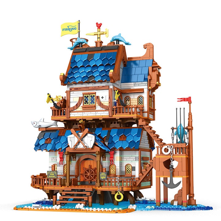 Reobrix 66007 Fishing Store (2450 PCS)